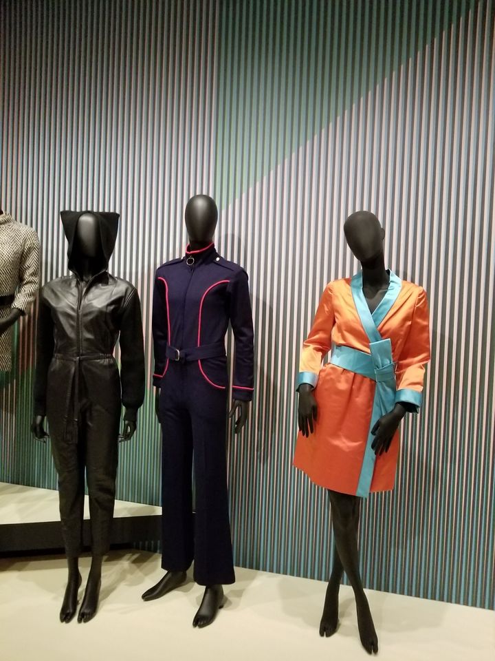 <p>(Left to Right): MCNY. Gift of Mr. Philip Sills, 1981; MCNY. Gift of Mr. Michael Green, 1972; MCNY: Deanna Littell for Bendel’s Studio. Evening kimono dress of contrasting satin, 1967, Gift of Bendel’s Studio, 1967.</p>