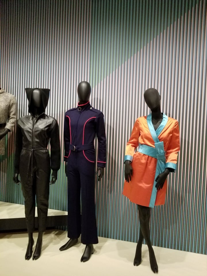 (Left to Right): MCNY. Gift of Mr. Philip Sills, 1981; MCNY. Gift of Mr. Michael Green, 1972; MCNY: Deanna Littell for Bendel’s Studio. Evening kimono dress of contrasting satin, 1967, Gift of Bendel’s Studio, 1967.