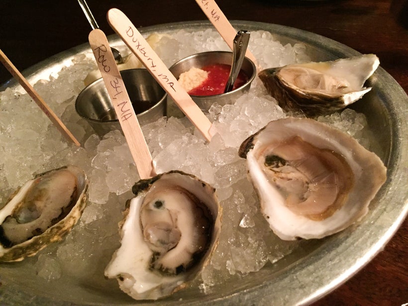 Oyster platter at Midtown Oyster Bar.