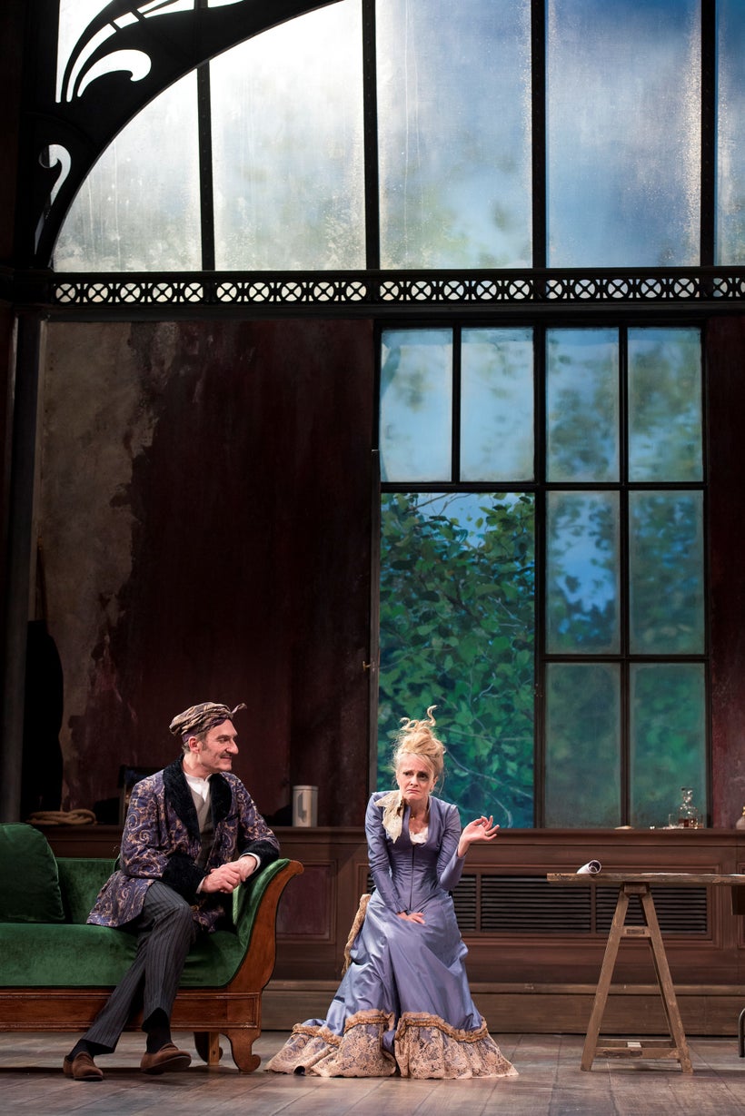 Michel Vuillermoz and Anne Kessler in <em>L’hôtel du Libre-Échange </em>