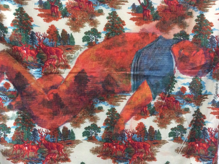 <p>figure dead in the forest</p>