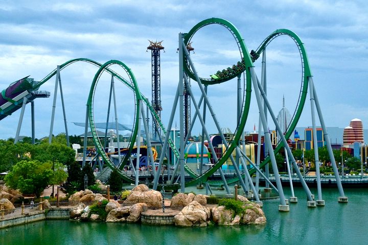 The Hulk Rollercoaster