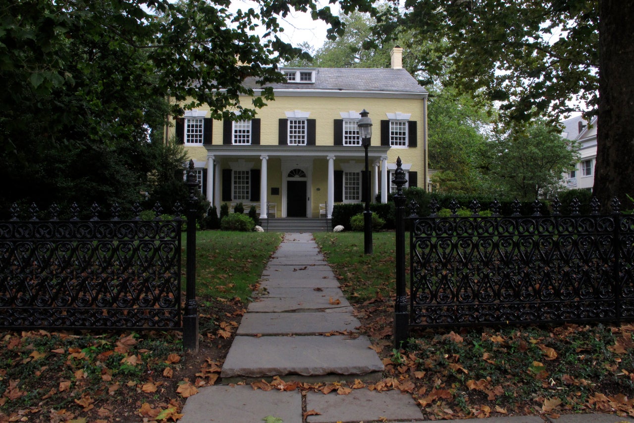 The President's House on the Princeton University campus. 