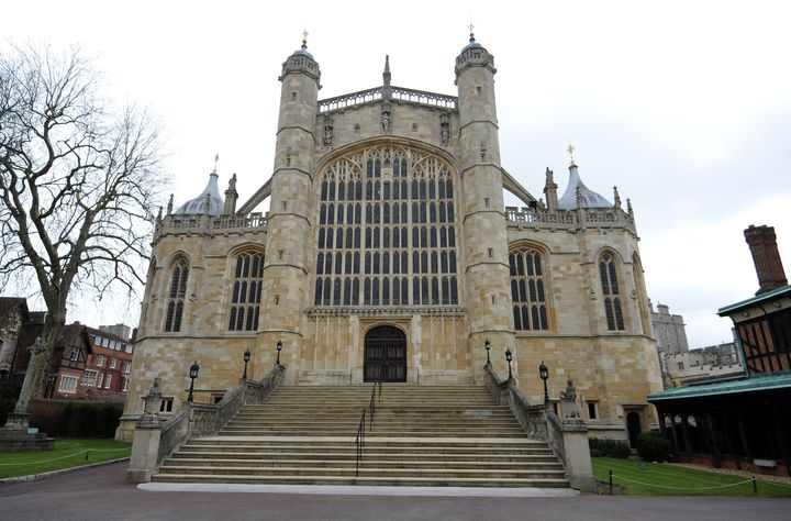 An exterior view of St George's Chapel at Windsor Castle