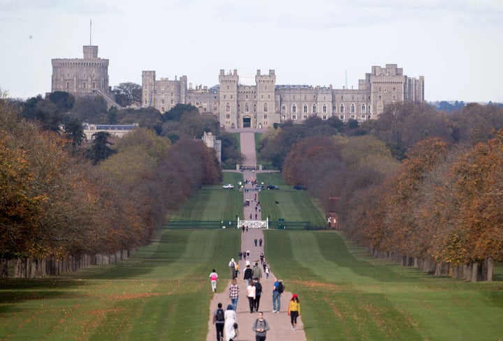 A view of Windsor Castle.