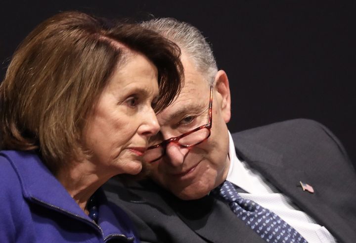 House Minority Leader Nancy Pelosi and Senate Minority Leader Chuck Schumer canceled a meeting with President Donald Trump on Tuesday.
