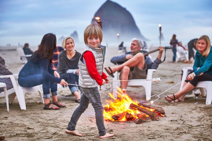 Family-friend Surfsand Resort caters to the little ones with S’mores every night. 
