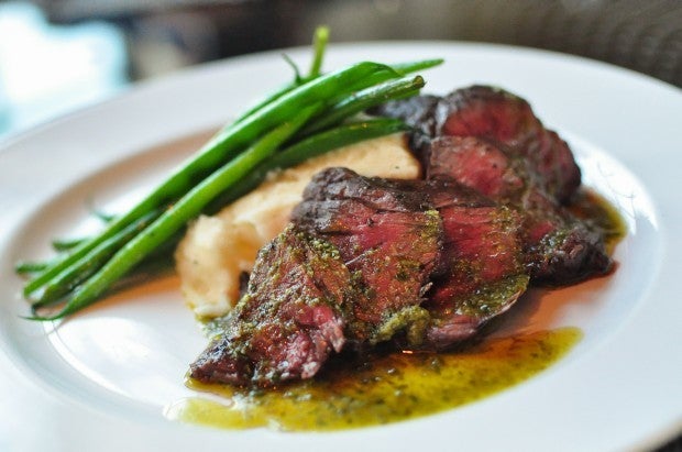 Filet mignon at Eleven Restaurant