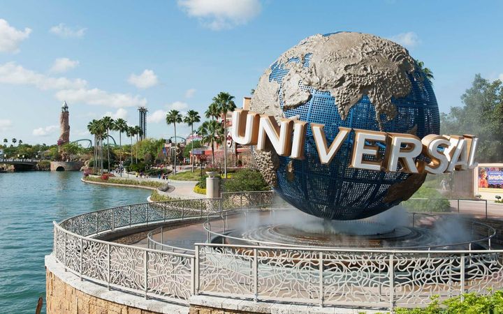 Universal Globe- Entrance to the park