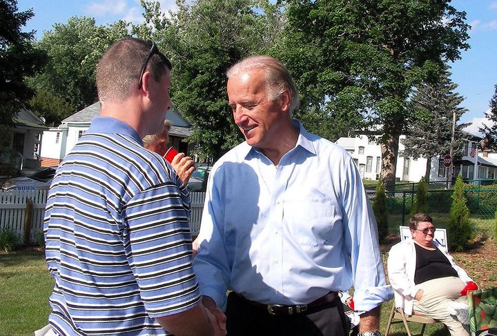 Senator Joe Biden, D-Del., campaigns for president at a house party in Creston, Iowa on July 3rd, 2007.
