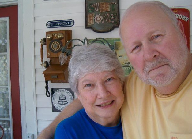 Stanley Sturgill and his wife, Sharon, in a picture posted on his Facebook to honor their 49th anniversary. They live in the heart of Kentucky's coal country, and suffer from air pollution blown into Harlan County by the wind. 