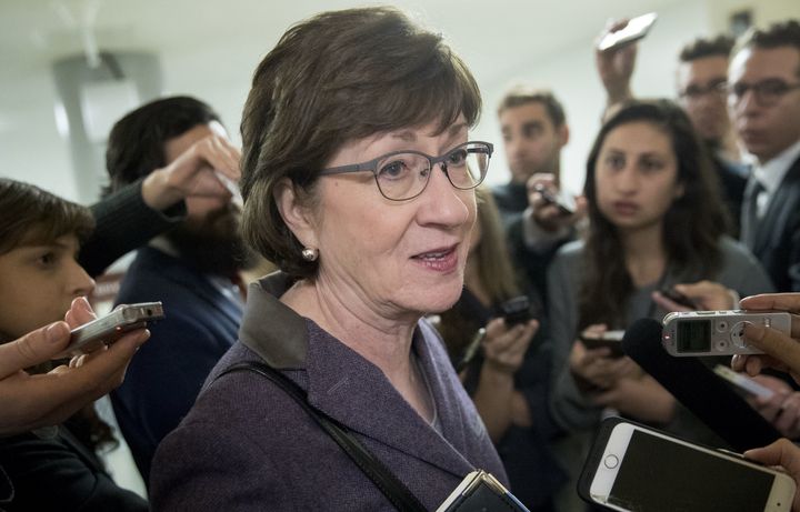 Sen. Susan Collins (R-Maine) was sounding more optimistic about the tax reform bill on Tuesday, saying, “I’m encouraged by the response to my proposals on property tax deduction and mitigating the impact of the individual mandate repeal."