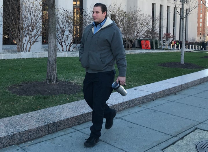 D.C. Metropolitan Police Department Officer Bryan Adelmeyer went undercover to investigate demonstrators organizing a protest against President Donald Trump's inauguration.