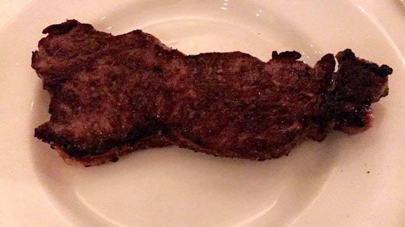 Nice to “meat” you, dinner. Steak from 801 Chophouse at the Paxton.