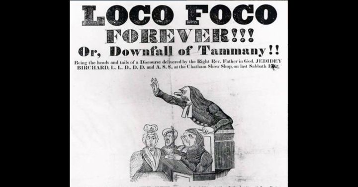The Loco-Foco Movement: The Locofocos (also Loco Focos, Loco-focos) were a faction of the Democratic Party that existed from 1835 until the mid-1840s. 