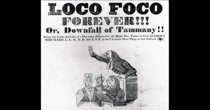 <p>The Loco-Foco Movement: The <strong>Locofocos</strong> (also Loco Focos, Loco-focos) were a faction of the <a href="https://en.wikipedia.org/wiki/United_States_Democratic_Party" target="_blank" role="link" rel="nofollow" class=" js-entry-link cet-external-link" data-vars-item-name="Democratic Party" data-vars-item-type="text" data-vars-unit-name="5a15adc8e4b0f401dfa7ec9c" data-vars-unit-type="buzz_body" data-vars-target-content-id="https://en.wikipedia.org/wiki/United_States_Democratic_Party" data-vars-target-content-type="url" data-vars-type="web_external_link" data-vars-subunit-name="article_body" data-vars-subunit-type="component" data-vars-position-in-subunit="13">Democratic Party</a> that existed from 1835 until the mid-1840s. </p>