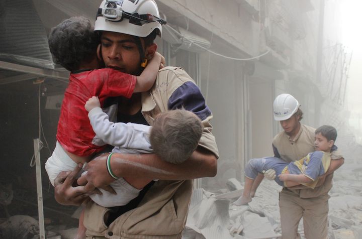 “White Helmets” civil defense volunteers in documentary by Evgeny Afineevsky