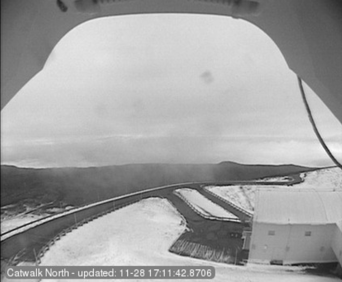 A view of Mauna Kea's Subaru Telescope, facing north, on Tuesday.