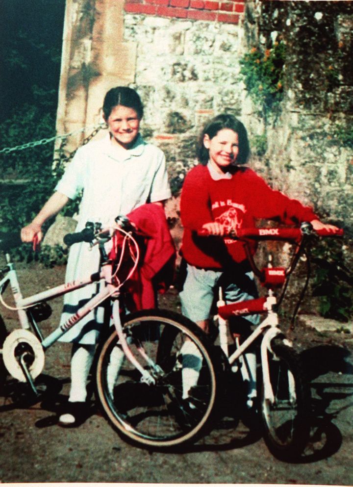 Jose, left, with her sister Megan.