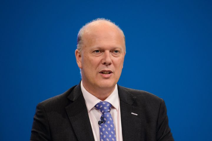 Transport secretary Chris Grayling.