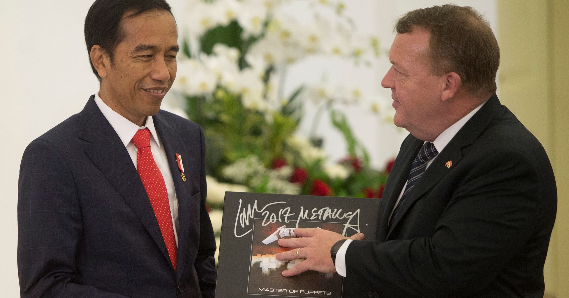 Danish Prime Minister Gives Indonesia  s President  The Most 