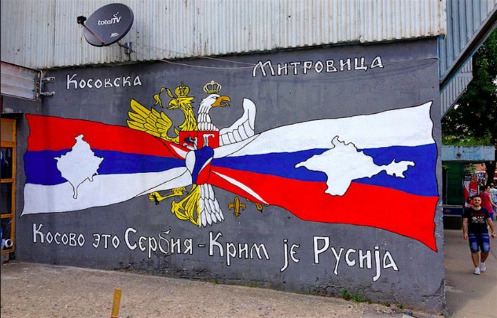<p>“Kosovo is Serbian; Crimea is Russian” ?</p>