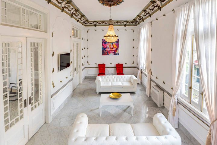 The Palacete del Vedado is a luxury private Airbrb in Havana.