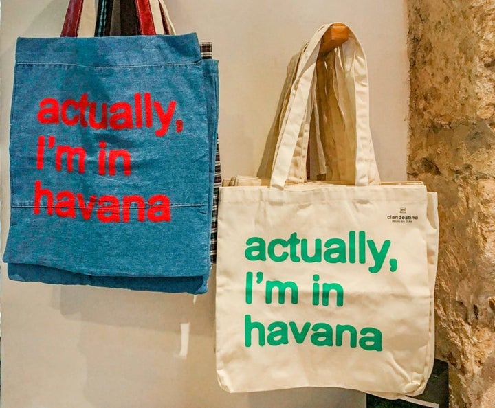 <p>The Clandestina clothing store is an example of a private shop in Old Havana. </p>
