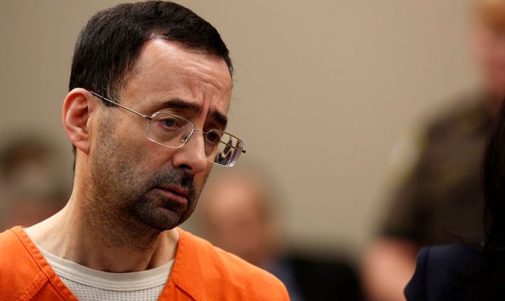 Nassar appears at Ingham County Circuit court on November 22, 2017. 