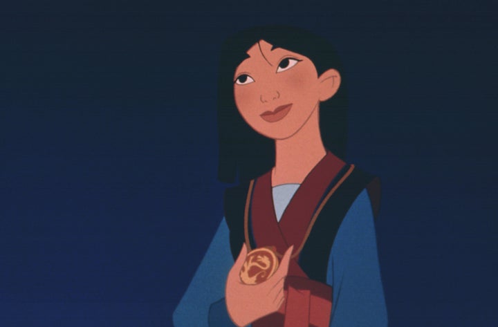 Mulan is depicted in the original Disney film