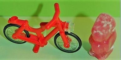 A toy bike and Jelly Baby (why not.... seemed like a good idea for a photo)