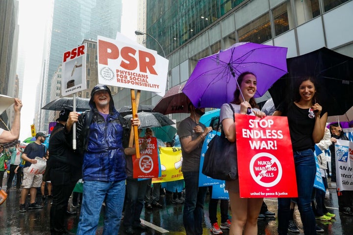 Women’s march to ban the bomb - 17 June 2017 in New-York