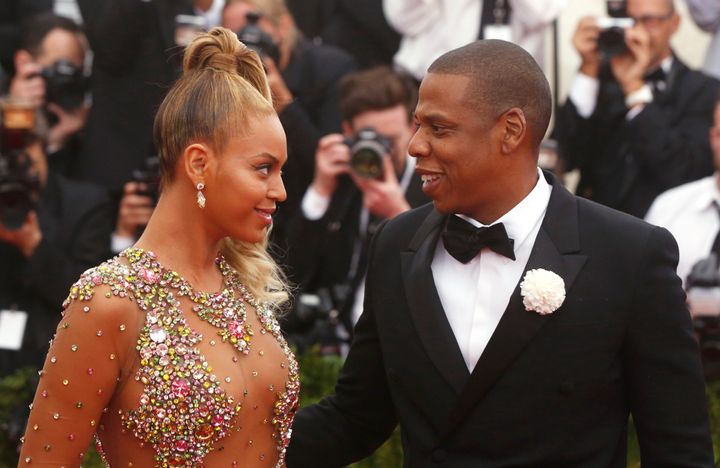 Beyoncé and Jay-Z at the 2015 Met Gala 