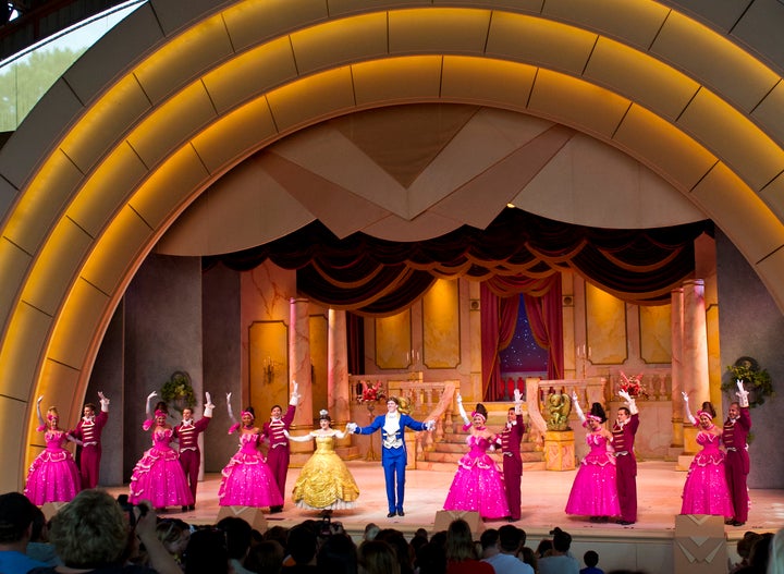 <p><em>Beauty & the Beast</em> at Disney’s Hollywood Studios is a 25-minute Broadway-style performance shown several times every day.</p>
