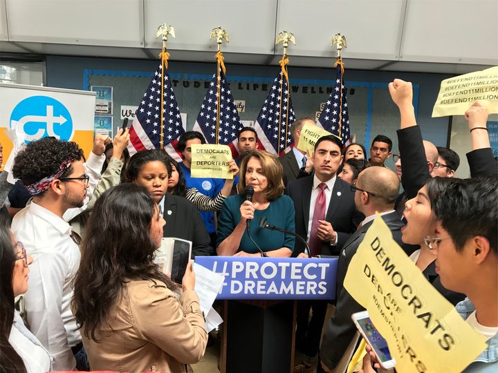 CA. Immigrant Youth Taking Over Rep Nanci Pelosi’s DREAM Act Press Conference