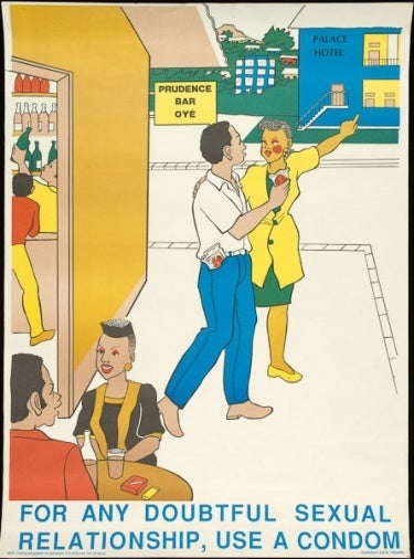 <p>For Any Doubtful Sexual Relationship, Use A Condom. Undated. </p>