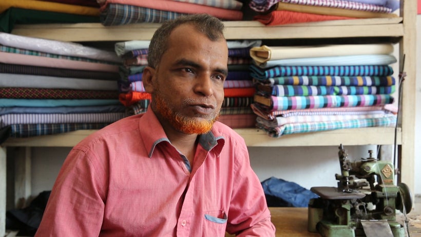 Abu Bakar is a trainer in BRAC’s skills development program.