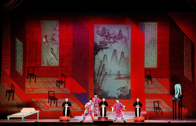 A moment from Act II, Scene I of <strong><em>Turandot</em></strong>