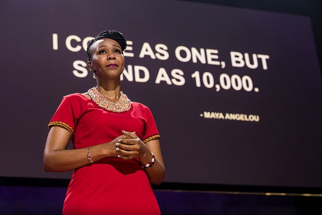 Teresa Njoroge speaks at TEDWomen 2017 — Bridges, November 1-3, 2017, Orpheum Theatre, New Orleans, Louisiana. 