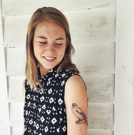 <p>Denver-based artist, Hannah Leathers.</p>