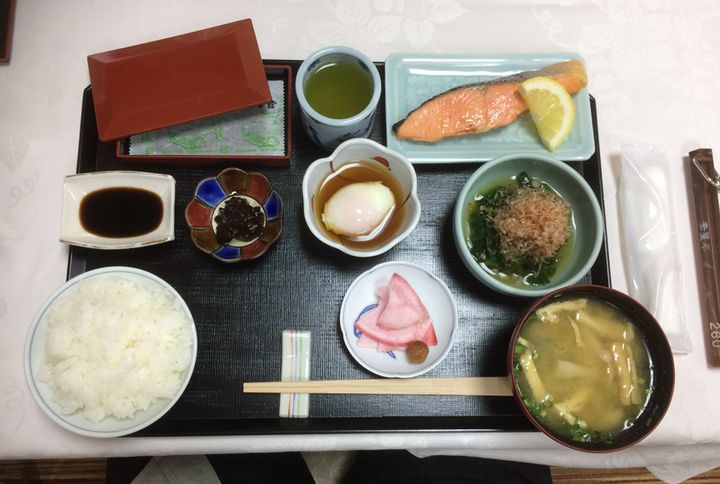 Breakfast at the Hotel Akishatei 