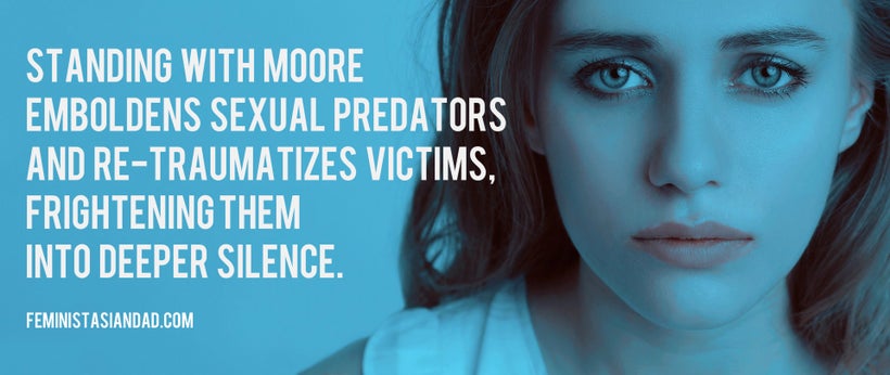 Another consequence of supporting Moore’s candidacy.