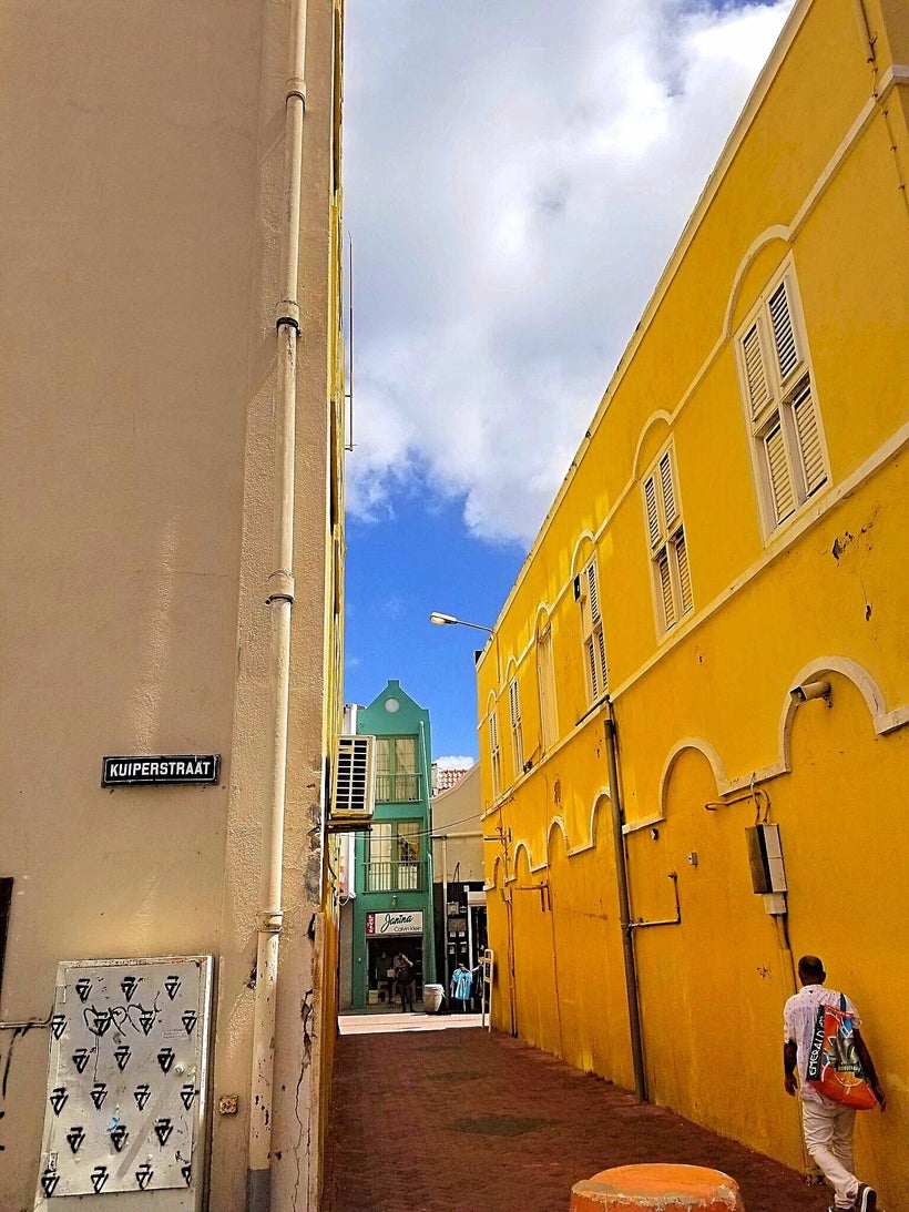 The streets of Curaçao.