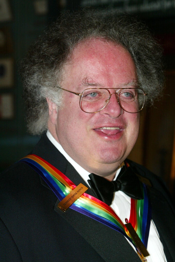 Levine was one of the recipients of the 2002 Kennedy Center Honors. He's seen here at a White House reception.