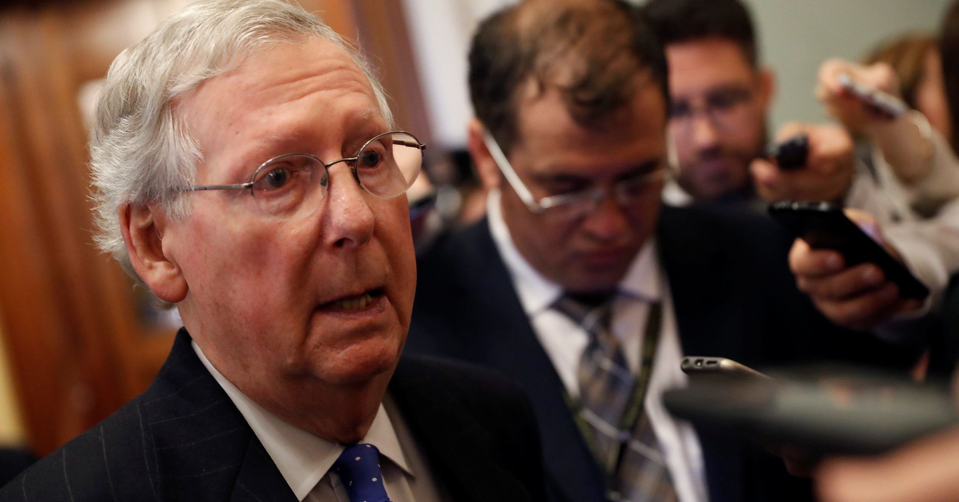 Mitch McConnell Says Government Shutdown Over Dreamers Would Be 'Ridiculous' | HuffPost1907 x 1000