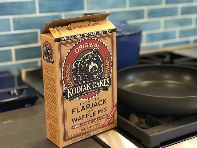 <p>“Better for you” pancakes. </p>