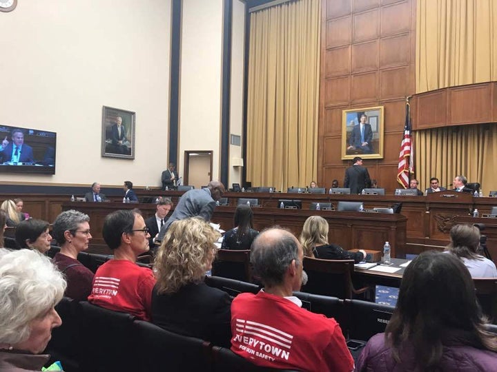 In lieu of a hearing, the House Judiciary Committee marked up the bill on November 29th, and rejected multiple proposed amendments by committee members to make the Concealed Carry Reciprocity bill less unsafe. Then, the Committee voted along party lines 19-11 to move forward the bill to the floor of the House.