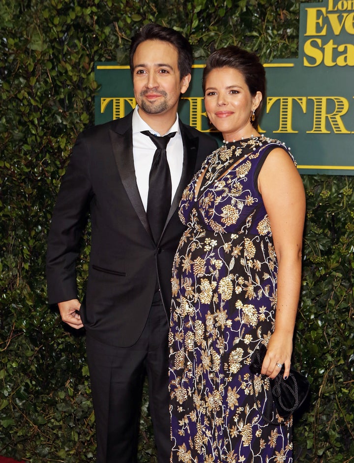 Miranda and Nadal attend the London Evening Standard Theatre Awards on Sunday.