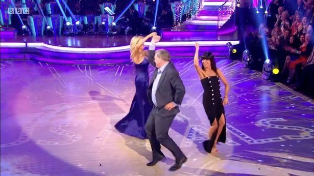 Tess Daly and Claudia Winkleman joined Ed Balls for a 'Gangnam Style' reprise