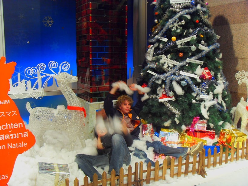 Niels, CEO of HousingAnywhere.com celebrating Christmas in Hong Kong.